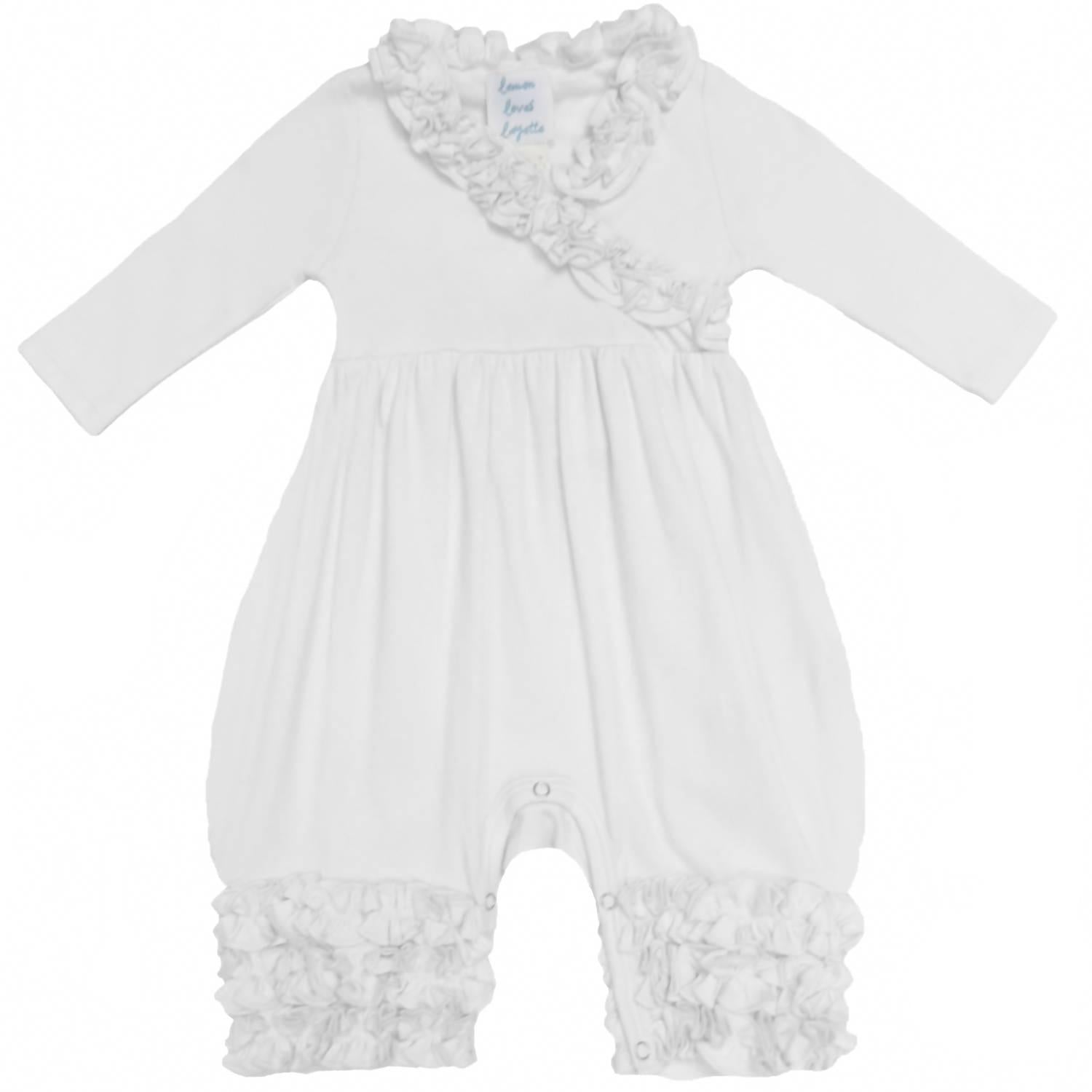 Комбинезон Оливия для новорожденных и девочек белого цвета Lemon Loves Layette, белый
Комбинезон Оливия для новорожденных и девочек белого цвета Lemon Loves Layette, белый