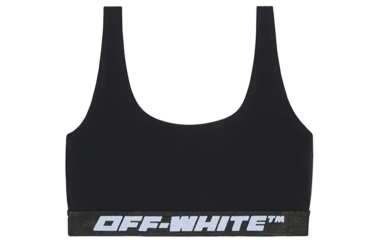 Топ женский Off-White спортивный, черный
Топ женский Off-White спортивный, черный