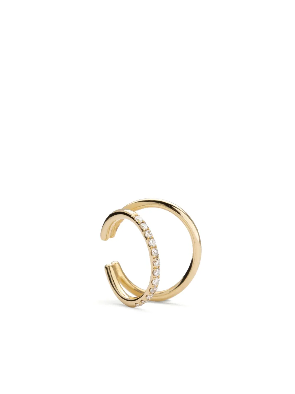 Серьга-кафф «Мелина» из 14-каратного желтого золота с бриллиантами We by WHITEbIRD, золотой
Серьга-кафф «Мелина» из 14-каратного желтого золота с бриллиантами We by WHITEbIRD, золотой