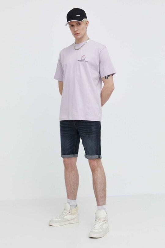 Хлопковая футболка Mi Casa On Vacation, фиолетовый
Хлопковая футболка Mi Casa On Vacation, фиолетовый