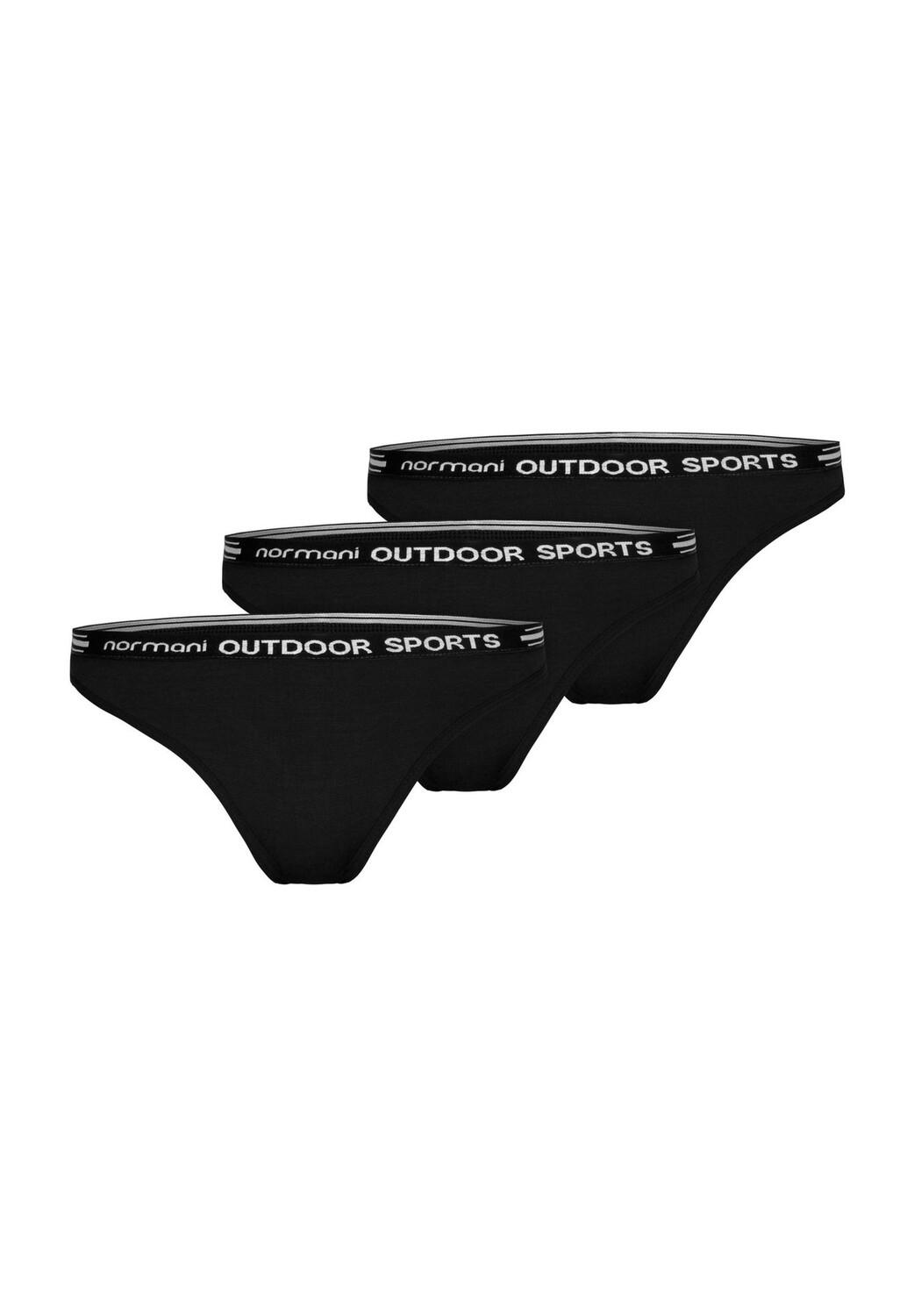 Набор из 3 женских стрингов из мериноса «Дуббо» normani, черный
Набор из 3 женских стрингов из мериноса «Дуббо» normani, черный