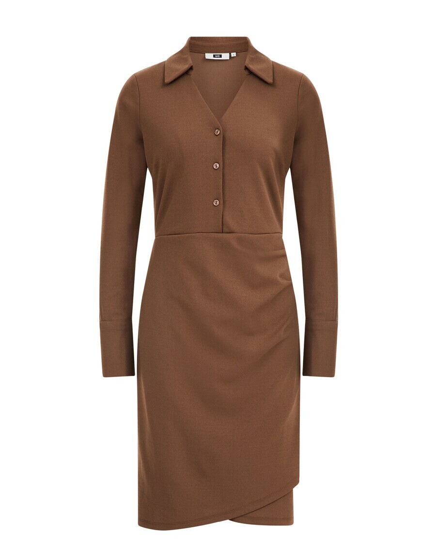 Платье-рубашка We Fashion, темно коричневый
Платье-рубашка We Fashion, темно коричневый