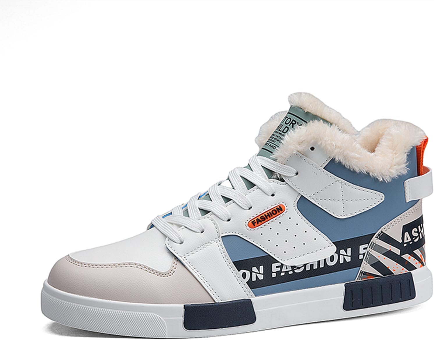 Мужские модные кроссовки SPWAGYM, высокие скейт-обувь, стильные кроссовки для мужчин, повседневная обувь для ходьбы, белый/синий
Мужские модные кроссовки SPWAGYM, высокие скейт-обувь, стильные кроссовки для мужчин, повседневная обувь для ходьбы, белый/синий