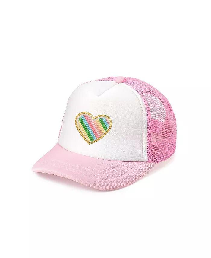 Шапка с нашивкой в виде радужного сердца для девочек Sweet Wink, розовый
Шапка с нашивкой в виде радужного сердца для девочек Sweet Wink, розовый