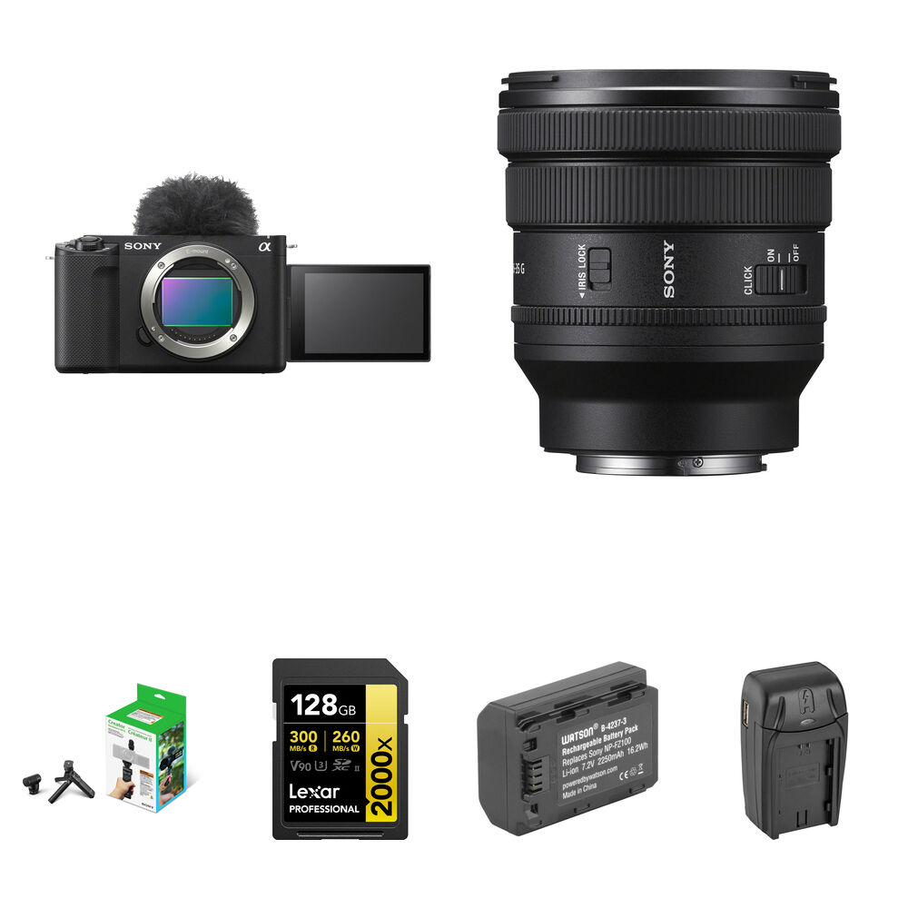 Беззеркальная камера Sony ZV-E1 Mirrorless Camera with 16-35mm f/4 Lens and Content
Беззеркальная камера Sony ZV-E1 Mirrorless Camera with 16-35mm f/4 Lens and Content