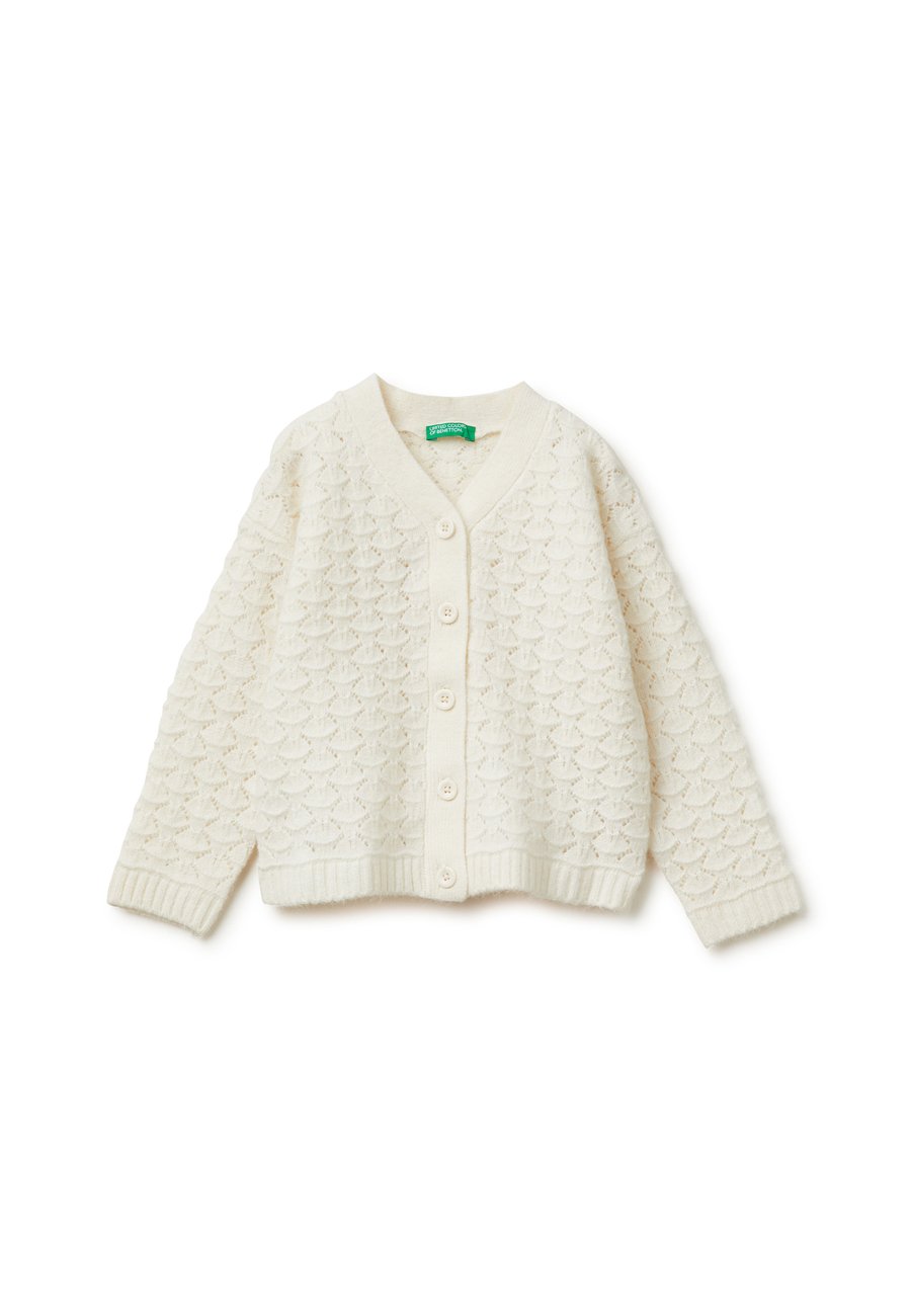 Кардиган United Colors of Benetton Cardigan, White
Кардиган United Colors of Benetton Cardigan, White