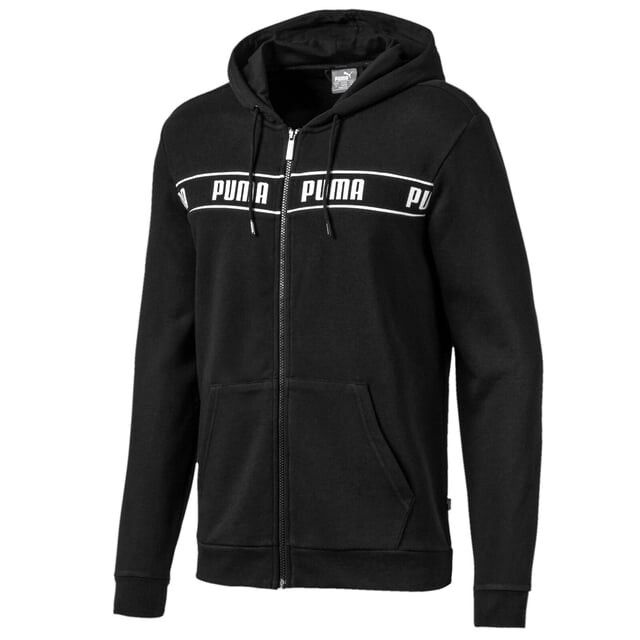 Мужская спортивная куртка с усиленной толстовкой на молнии с логотипом 580439 01 Puma, черный
Мужская спортивная куртка с усиленной толстовкой на молнии с логотипом 580439 01 Puma, черный