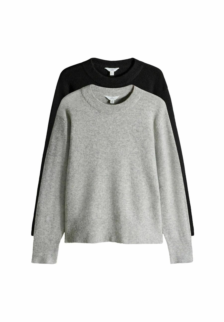 Джемпер THE SET REGULAR FIT, Black/Grey Marl/Black
Джемпер THE SET REGULAR FIT, Black/Grey Marl/Black