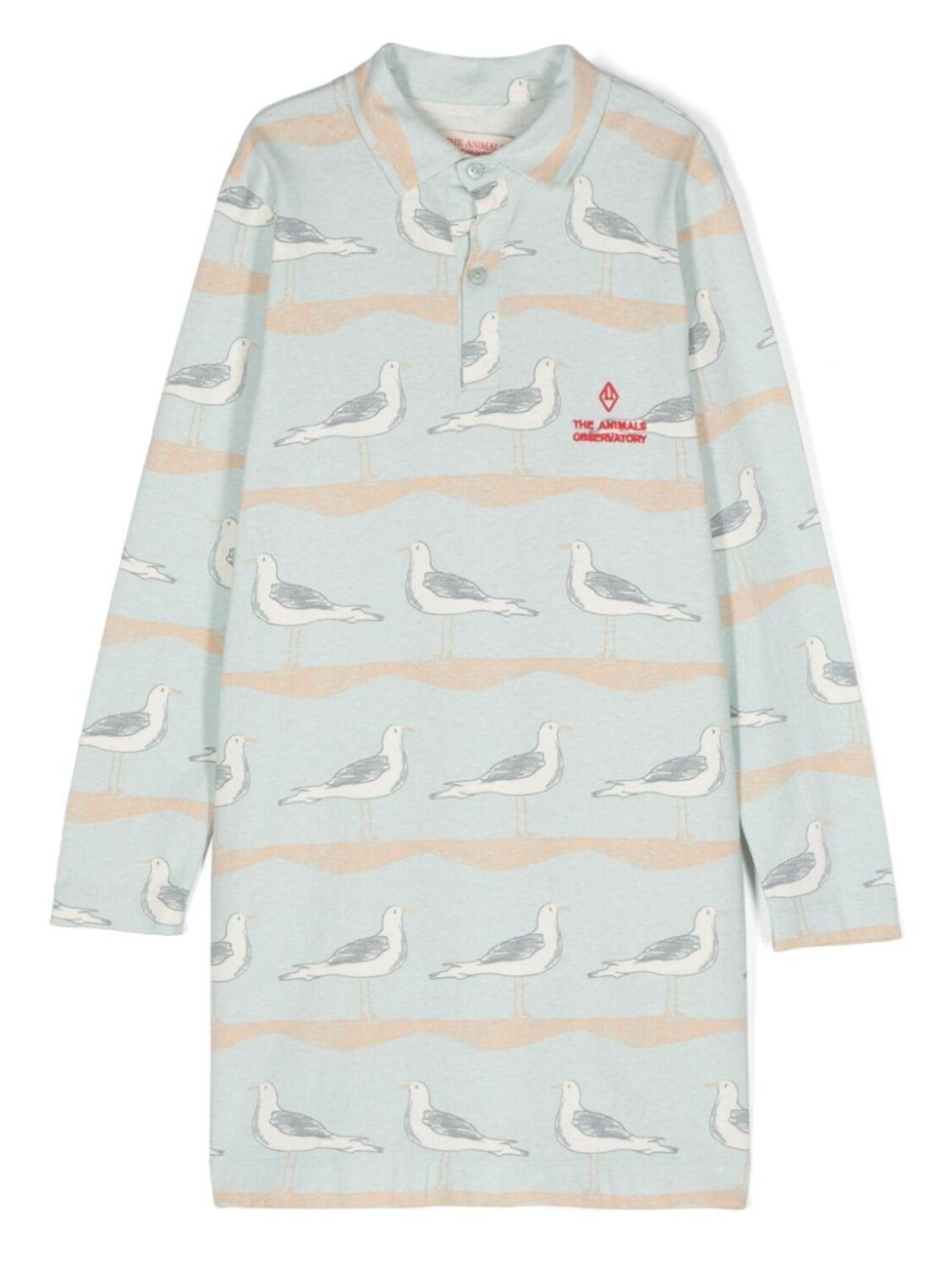 The Animals Observatory платье-рубашка Dragon с воротником поло, синий
The Animals Observatory платье-рубашка Dragon с воротником поло, синий