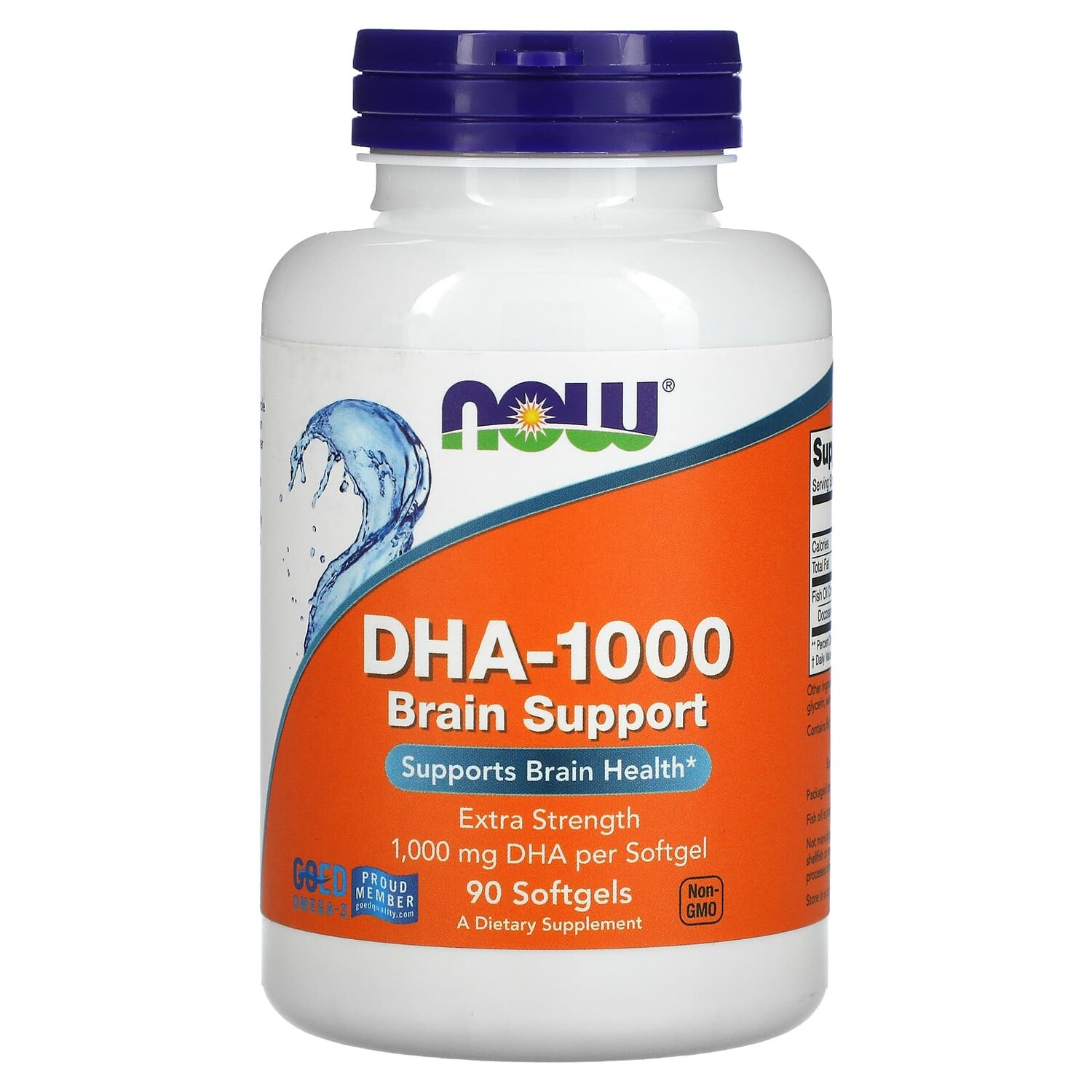 Now Foods DHA-1000 для улучшения работы мозга с повышенной силой действия 1000 мг 90 мягких таблеток
Now Foods DHA-1000 для улучшения работы мозга с повышенной силой действия 1000 мг 90 мягких таблеток