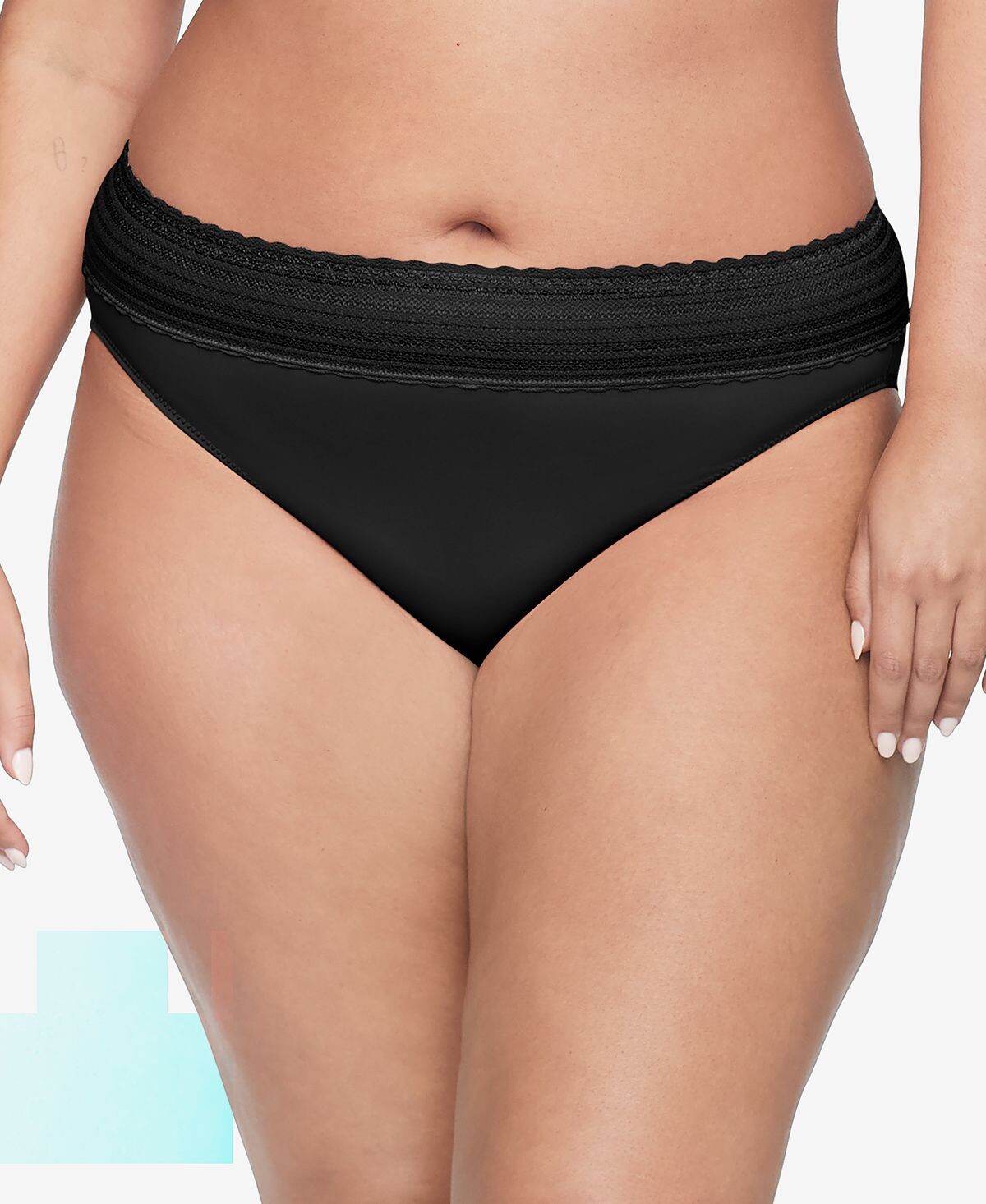 Warners No Pinching No Issues Комфортная талия с кружевом из микрофибры Hi-Cut 5109 Warner's, черный
Warners No Pinching No Issues Комфортная талия с кружевом из микрофибры Hi-Cut 5109 Warner's, черный