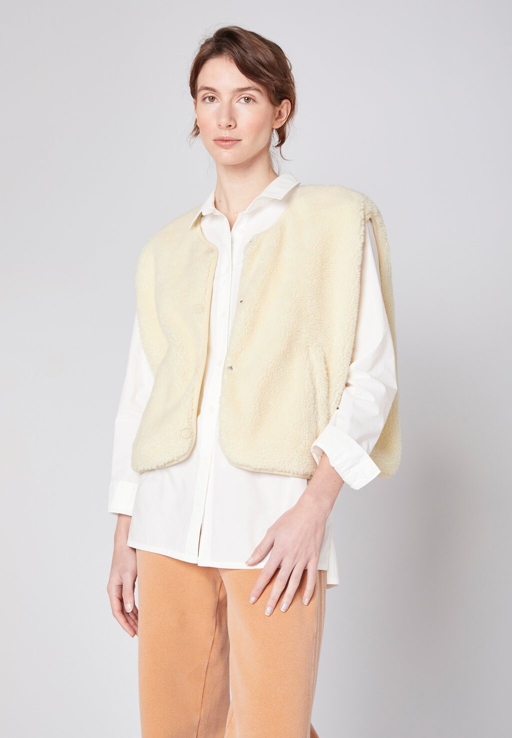 Жилет American Vintage HOKTOWN, цвет Ecru, Бежевый, Жилет American Vintage HOKTOWN, цвет Ecru
Жилет American Vintage HOKTOWN, цвет Ecru, Бежевый, Жилет American Vintage HOKTOWN, цвет Ecru