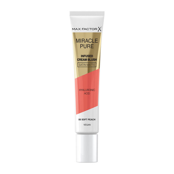 Кремовые румяна с сатиново-матовым финишем 06 нежно-персиковый, 15 мл Max Factor Miracle pure, цвет 06 soft peach
Кремовые румяна с сатиново-матовым финишем 06 нежно-персиковый, 15 мл Max Factor Miracle pure, цвет 06 soft peach