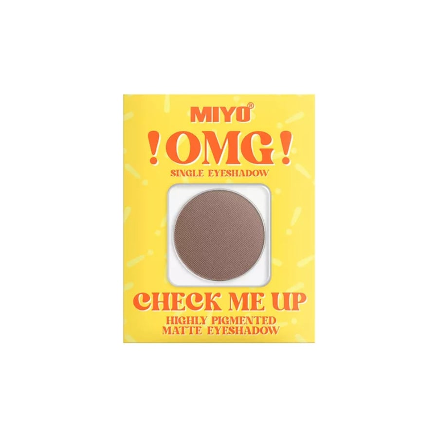 Миё, !ОМГ! Высокопигментированные матовые тени для век Check Me Up, Матовые тени для век, 14 Brownie, 1,3 г Miyo
Миё, !ОМГ! Высокопигментированные матовые тени для век Check Me Up, Матовые тени для век, 14 Brownie, 1,3 г Miyo