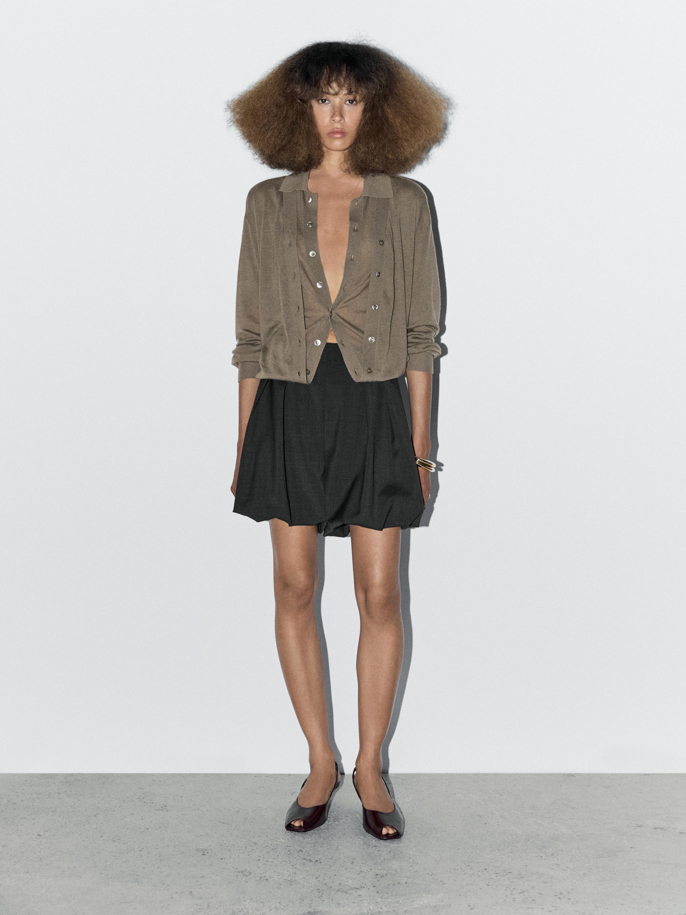 Кардиган из 100% шерсти, многослойная вязка - студия Massimo Dutti, Greenish
Кардиган из 100% шерсти, многослойная вязка - студия Massimo Dutti, Greenish