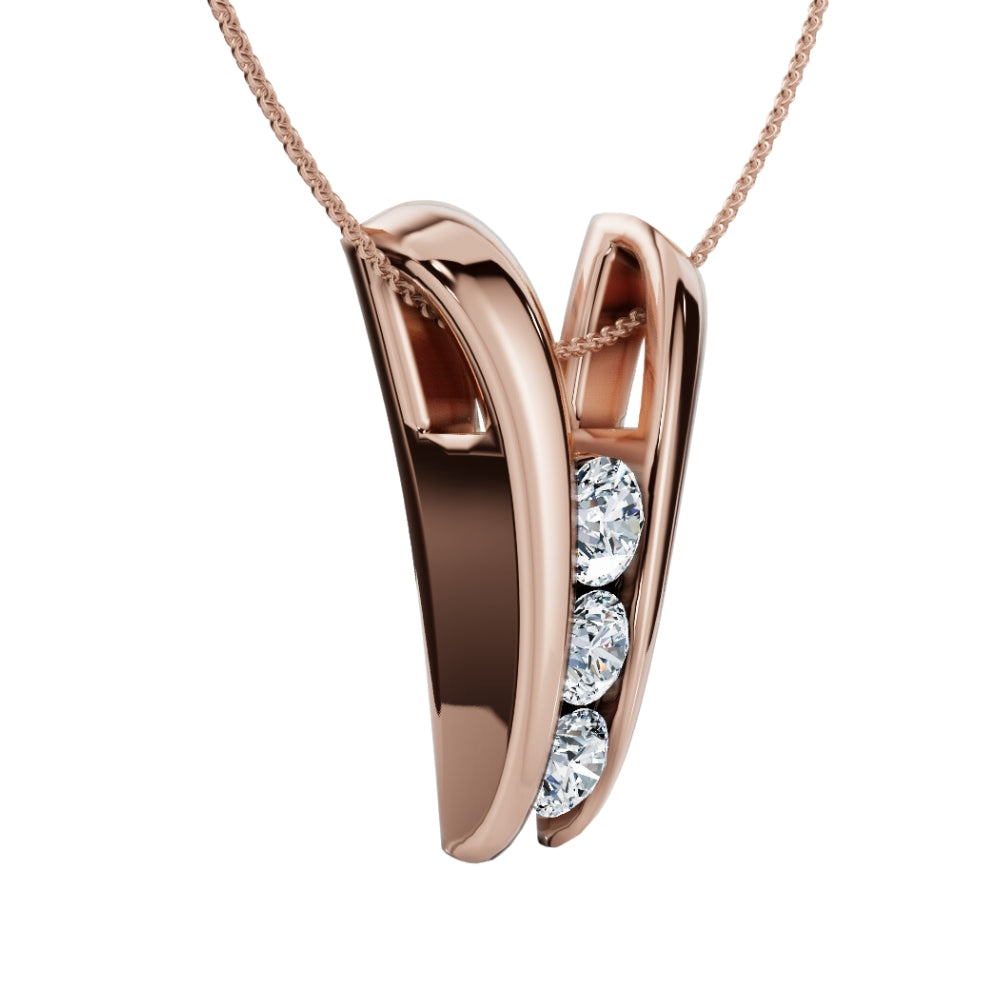 Женское золотое ожерелье с тремя бриллиантами 1/2 карата, 18 дюймов, выращенное в лаборатории Pompeii2, розовый
Женское золотое ожерелье с тремя бриллиантами 1/2 карата, 18 дюймов, выращенное в лаборатории Pompeii2, розовый