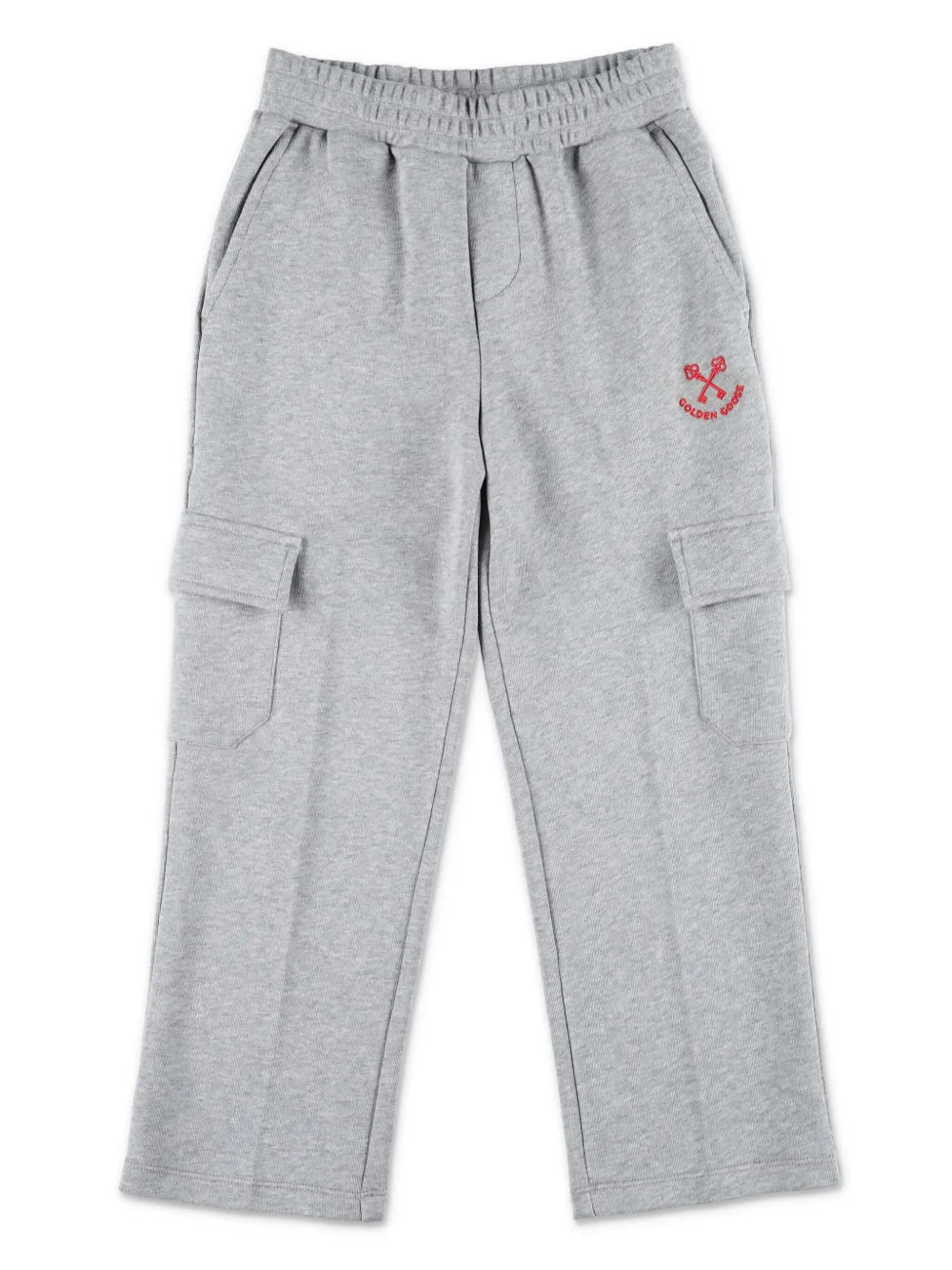 Спортивные брюки с логотипом Golden Goose Kids, серый 
Спортивные брюки с логотипом Golden Goose Kids, серый