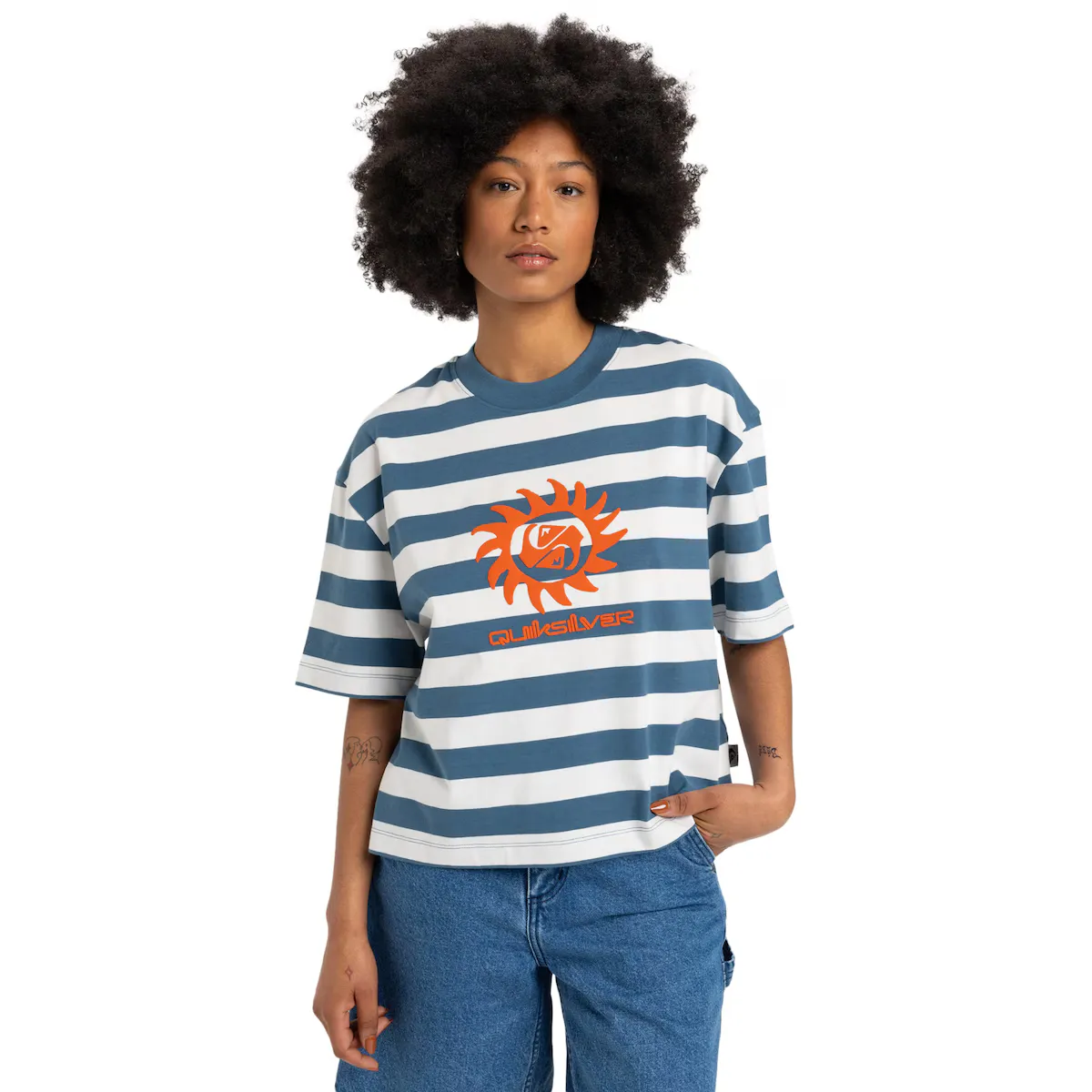 Женская футболка бойфренда Quiksilver, синий
Женская футболка бойфренда Quiksilver, синий