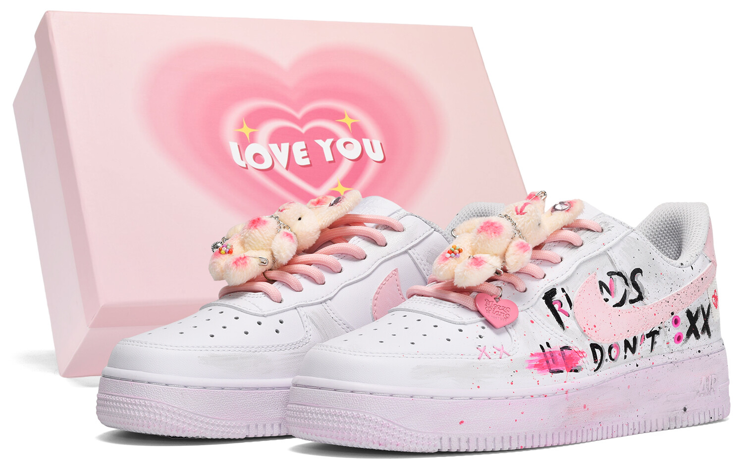Кроссовки Nike Air Force 1 Skateboarding Shoes Women's Low-top Pink/white/black, белый
Кроссовки Nike Air Force 1 Skateboarding Shoes Women's Low-top Pink/white/black, белый