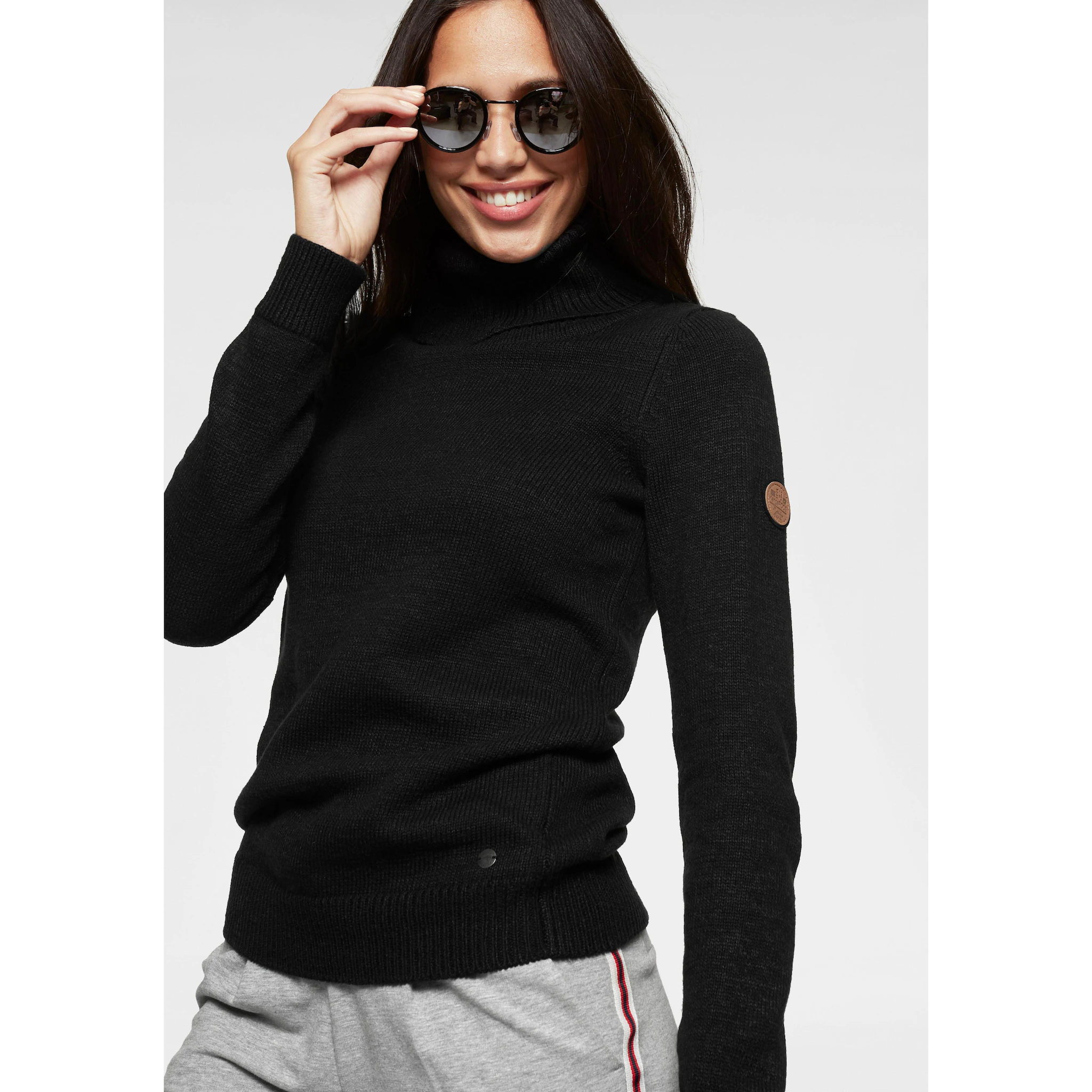 Свитер-водолазка KangaROOS классической формы, черный
Свитер-водолазка KangaROOS классической формы, черный