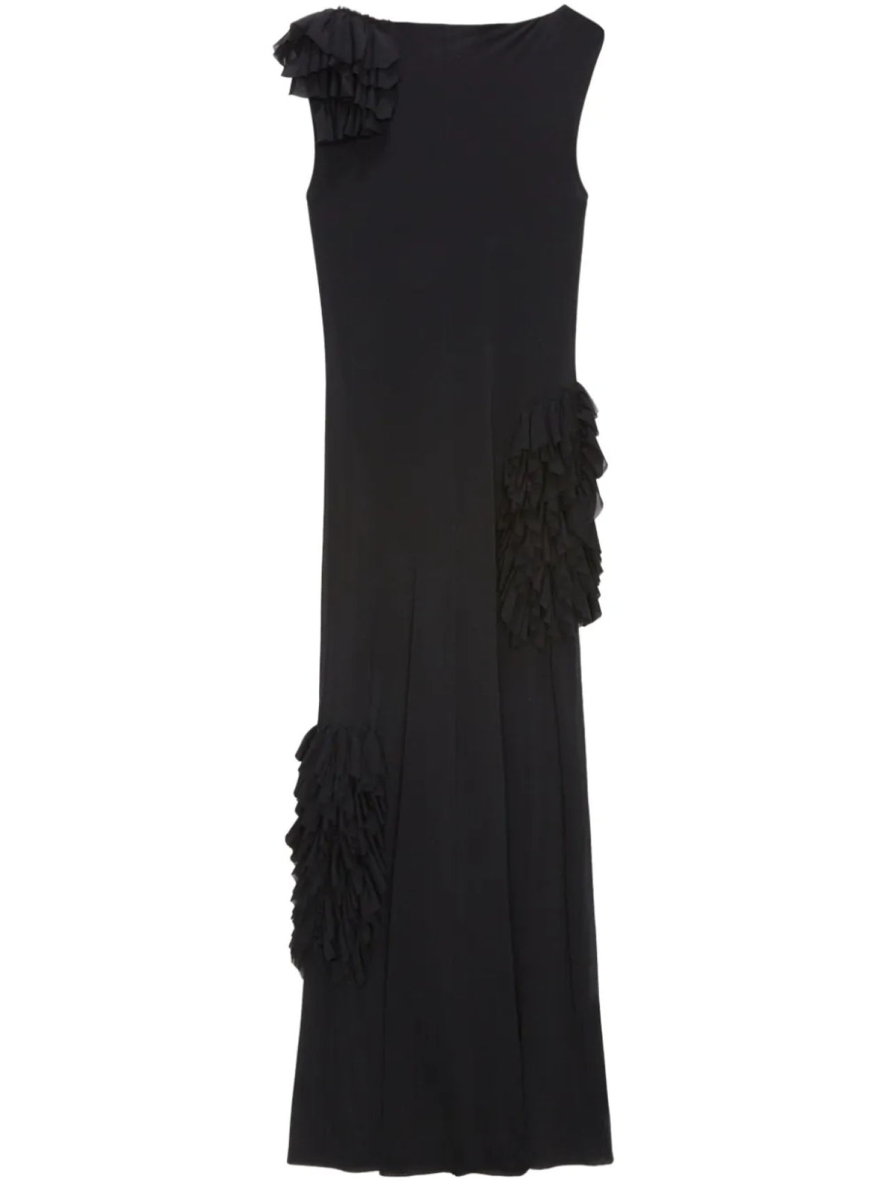 MSGM платье с оборками, черный
MSGM платье с оборками, черный