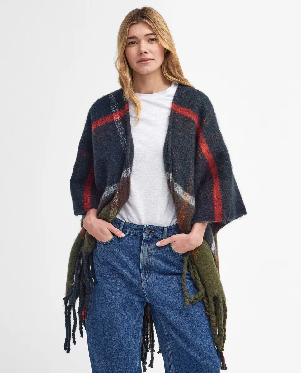 Кейп в клетку тартан темных тонов Barbour, мультиколор
Кейп в клетку тартан темных тонов Barbour, мультиколор