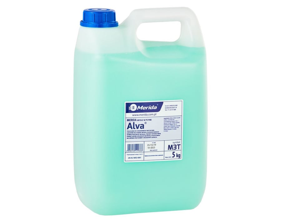 Жидкое мыло Merida M3T ALVA бирюзовый, канистра 5 кг
Жидкое мыло Merida M3T ALVA бирюзовый, канистра 5 кг