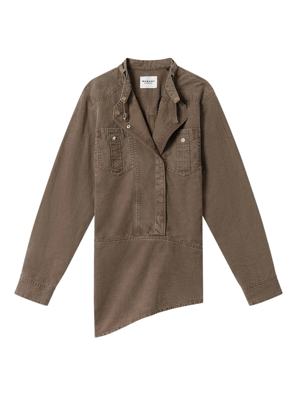 Платье мини Nouria с накладным карманом Marant Étoile, коричневый
Платье мини Nouria с накладным карманом Marant Étoile, коричневый