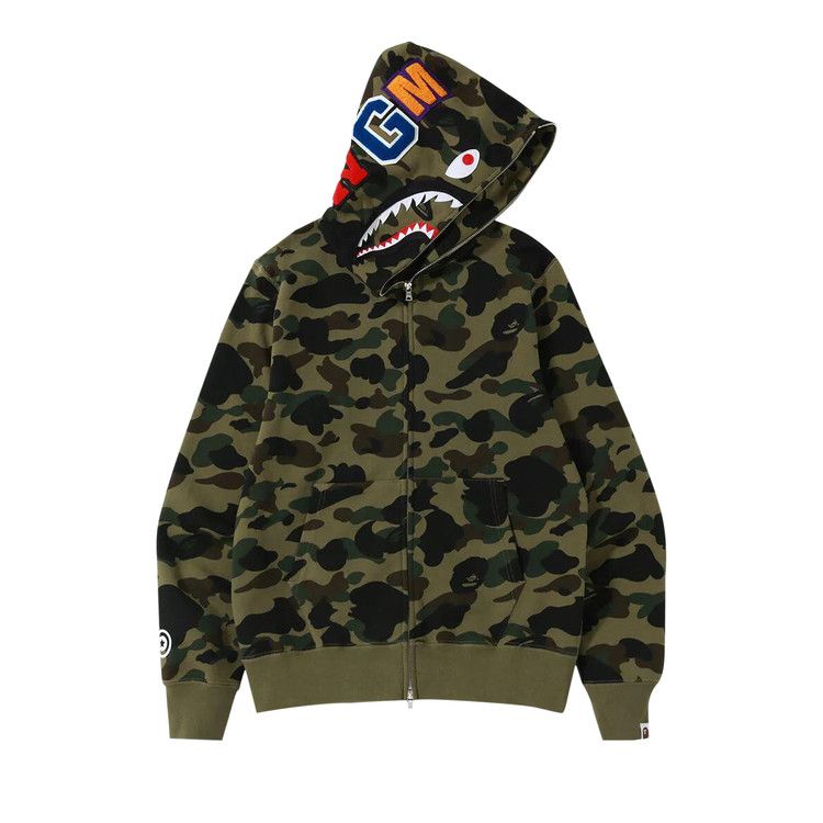 Худи BAPE 1st Camo Shark Full Zip Hoodie, Green
Худи BAPE 1st Camo Shark Full Zip Hoodie, Green