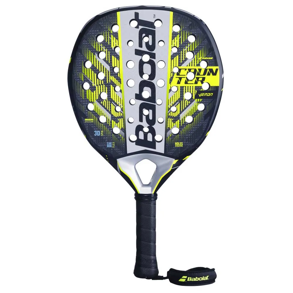 Ракетка для паделя Babolat Counter veron, серебряный
Ракетка для паделя Babolat Counter veron, серебряный