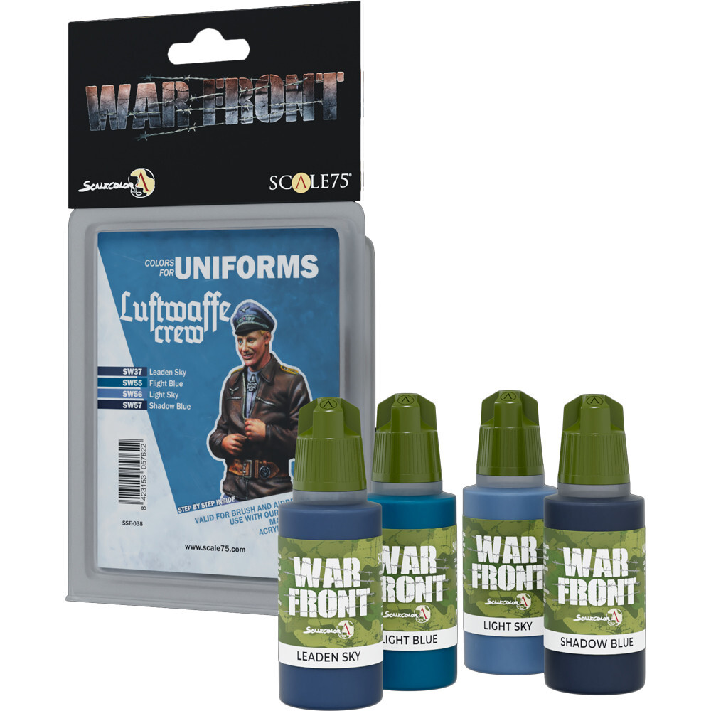 Аксессуары Scale 75 USA War Front Paint Set: Colors for Uniforms - Luftwaffe Crew
Аксессуары Scale 75 USA War Front Paint Set: Colors for Uniforms - Luftwaffe Crew