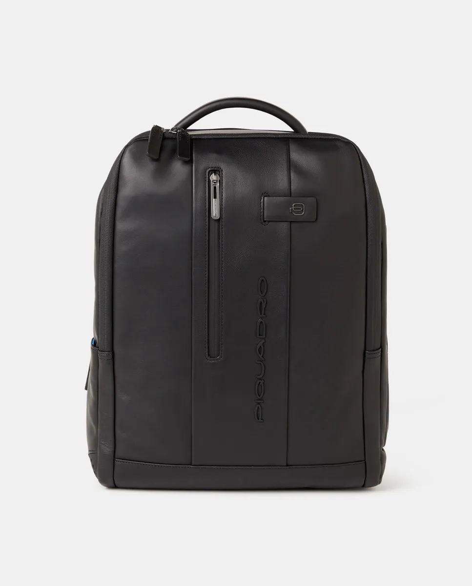 Черный кожаный рюкзак с отделением для ноутбука с защитой RFID Piquadro, черный
Черный кожаный рюкзак с отделением для ноутбука с защитой RFID Piquadro, черный