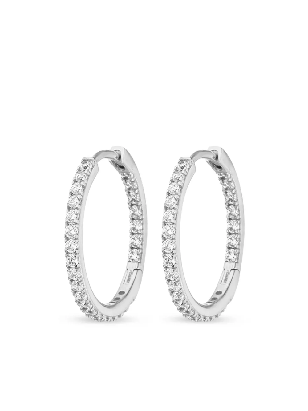 Маленькие серьги-кольца Cleo из белого золота с бриллиантами VEYNOU, серебяный
Маленькие серьги-кольца Cleo из белого золота с бриллиантами VEYNOU, серебяный