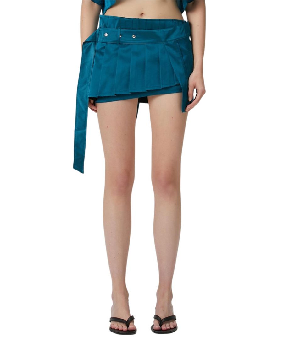 Женская супермини-юбка из чистого шелка с полуплиссировкой PCFG, Moroccan blue
Женская супермини-юбка из чистого шелка с полуплиссировкой PCFG, Moroccan blue
