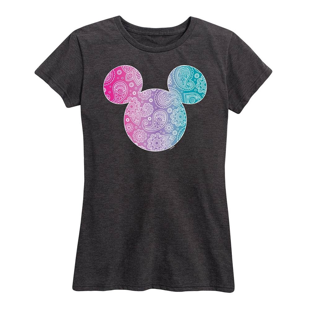 Женская футболка с рисунком банданы Disney's Mickey Mouse, цвет Heather Charcoal
Женская футболка с рисунком банданы Disney's Mickey Mouse, цвет Heather Charcoal