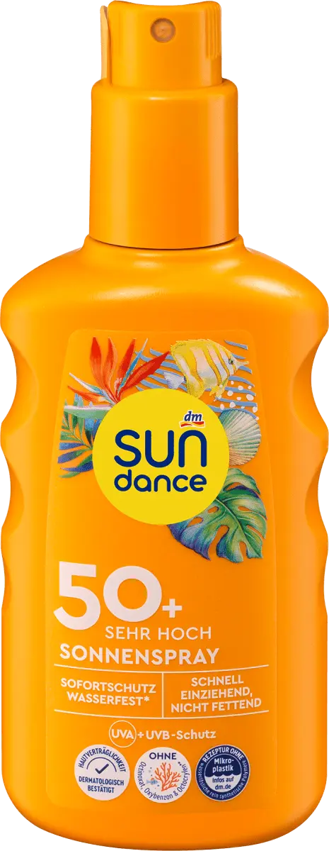Солнцезащитный спрей SPF 50+ 200мл SUNDANCE
Солнцезащитный спрей SPF 50+ 200мл SUNDANCE