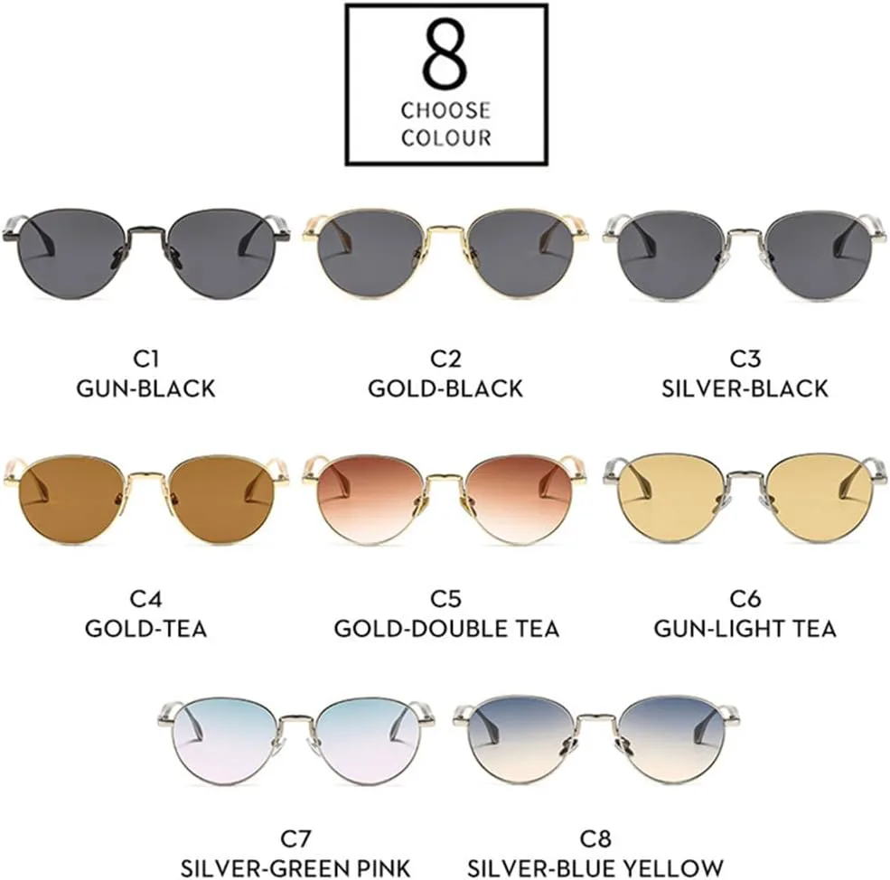 Солнцезащитные очки UV400 с металлическим круглым оправой в стиле панк, градиентные, для женщин и мужчин, для бега и активного отдыха UYPTK, Silver Blue Tea
Солнцезащитные очки UV400 с металлическим круглым оправой в стиле панк, градиентные, для женщин и мужчин, для бега и активного отдыха UYPTK, Silver Blue Tea