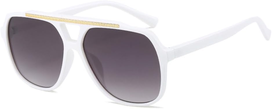 Винтажные женские солнцезащитные очки с двойной перемычкой, модные сине-желтые очки с защитой от УФ-излучения UV400, модные мужские солнцезащитные очки с градиентным переходом generic, White Gray Gradient
Винтажные женские солнцезащитные очки с двойной перемычкой, модные сине-желтые очки с защитой от УФ-излучения UV400, модные мужские солнцезащитные очки с градиентным переходом generic, White Gray Gradient