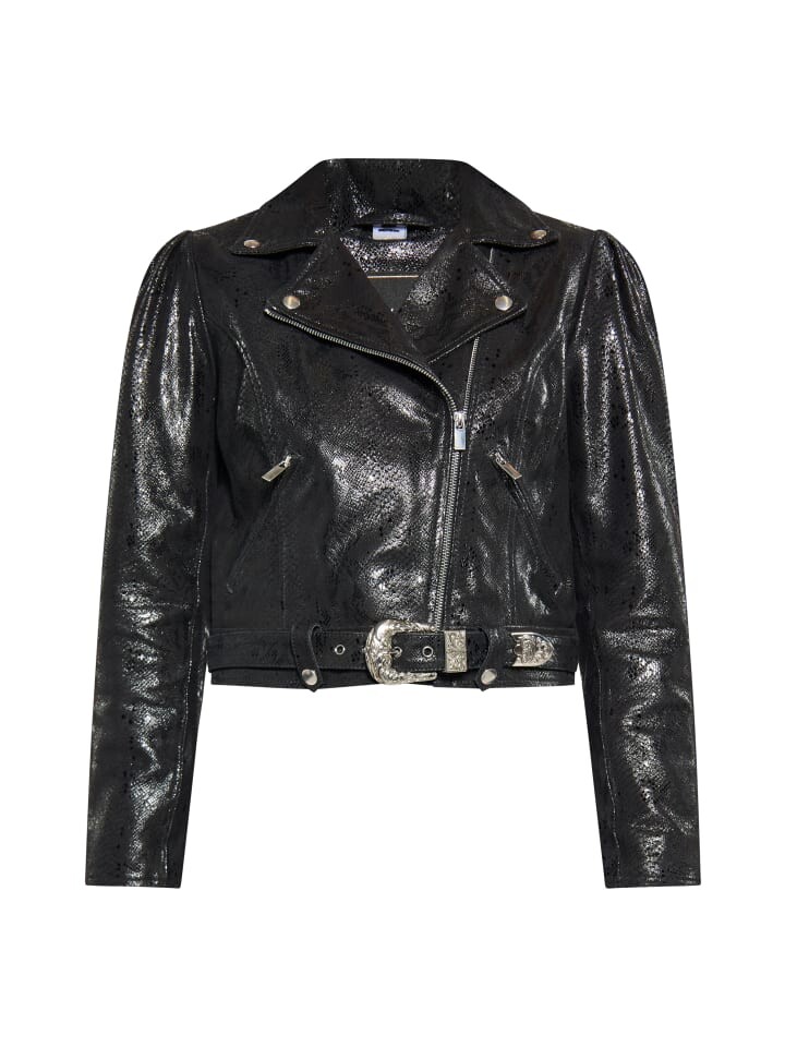 Кожаная куртка faina, цвет schlange schwarz
Кожаная куртка faina, цвет schlange schwarz