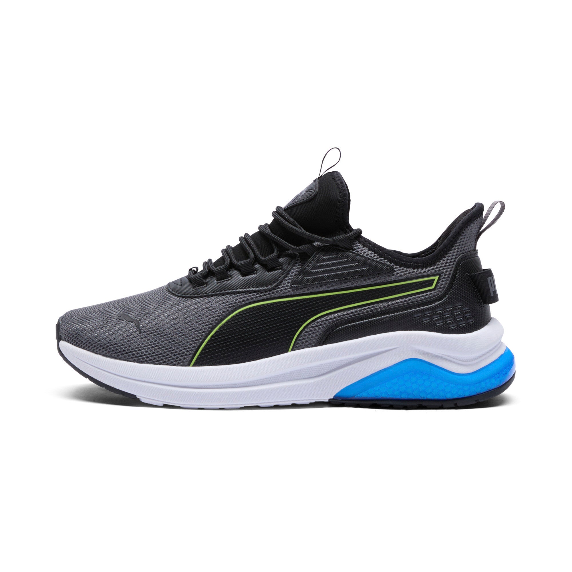 Мужские кроссовки PUMA Amplifier, цвет cool dark gray/electric lime/black/team royal
Мужские кроссовки PUMA Amplifier, цвет cool dark gray/electric lime/black/team royal