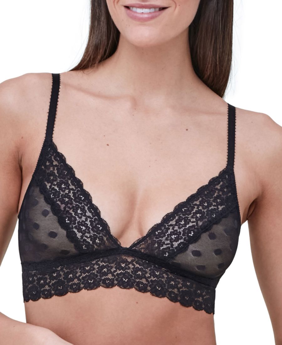 Женский бюстгальтер-топ с глубоким вырезом и узором "Dare Dot" Skarlett Blue, Black
Женский бюстгальтер-топ с глубоким вырезом и узором "Dare Dot" Skarlett Blue, Black