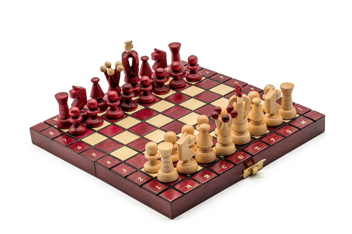 Королевские мини-шахматы из вишни / деревянные шахматы / крупные фигуры / производитель Szachy Żurek
Королевские мини-шахматы из вишни / деревянные шахматы / крупные фигуры / производитель Szachy Żurek