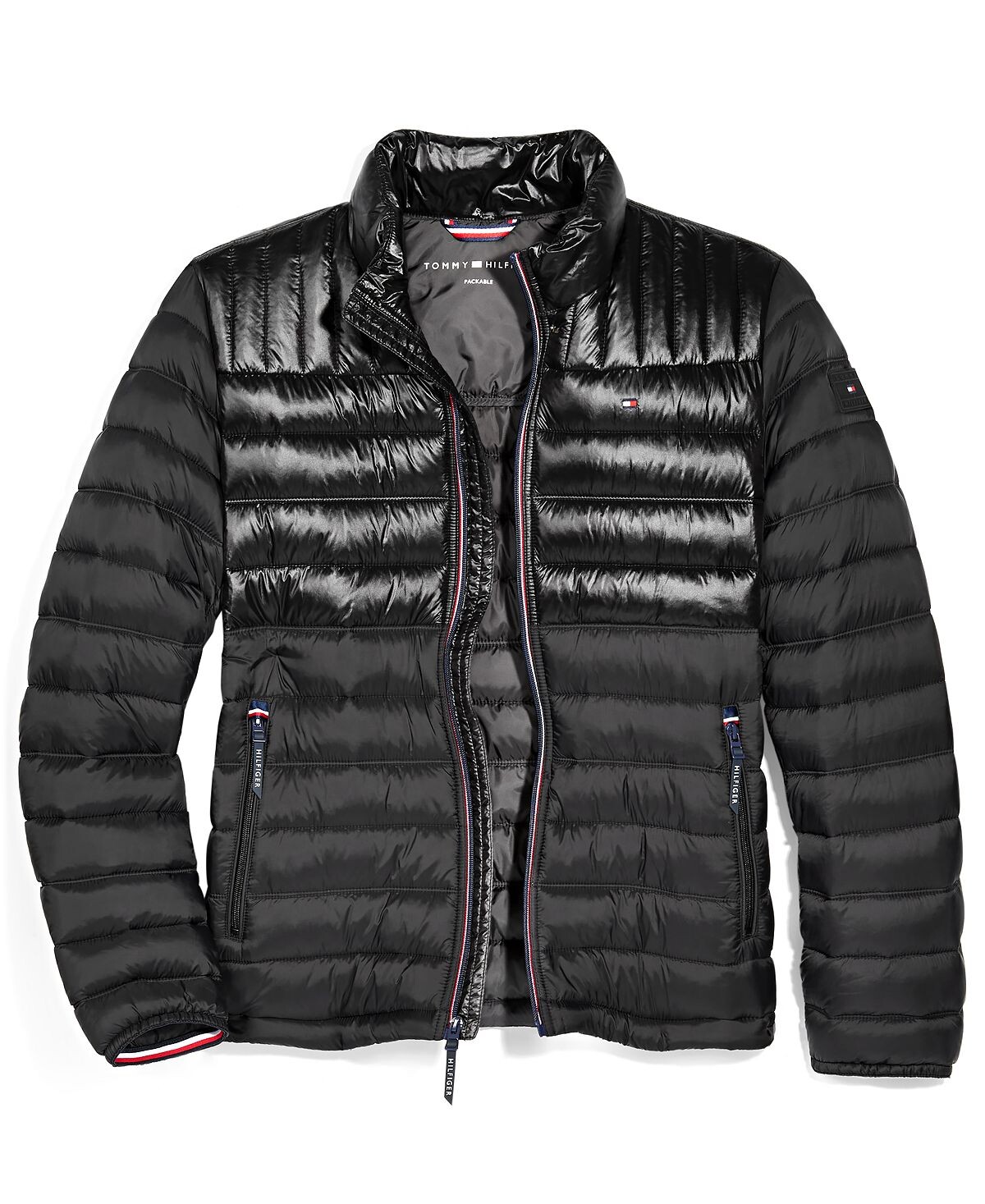 Куртка Tommy Hilfiger Packable Quilted Puffer, черный блестящий
Куртка Tommy Hilfiger Packable Quilted Puffer, черный блестящий