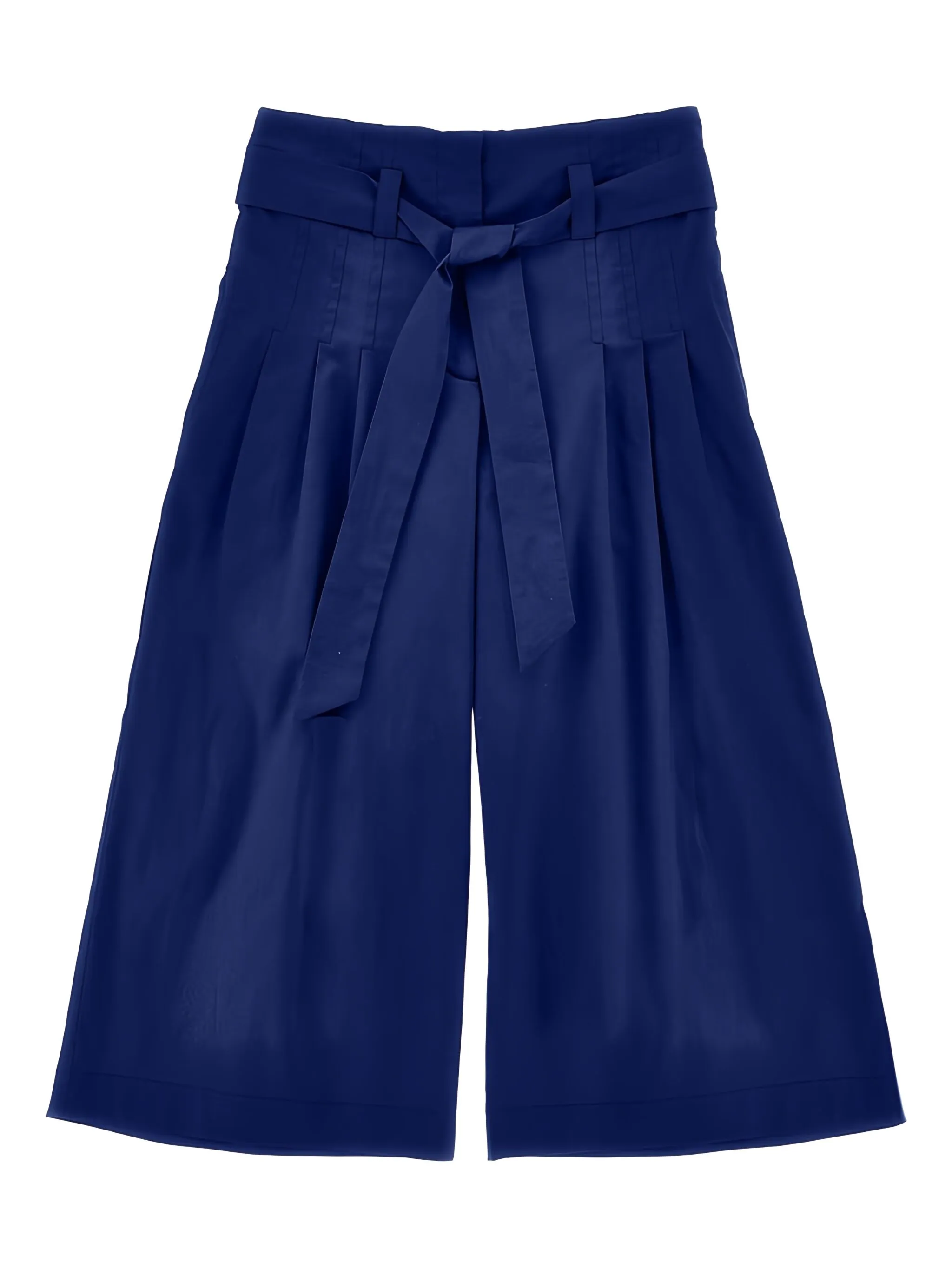 Плиссированные брюки с поясом Monnalisa, синий
Плиссированные брюки с поясом Monnalisa, синий