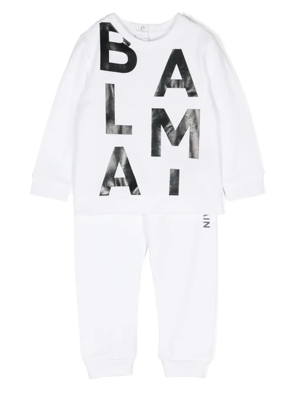 Спортивный костюм с логотипом Balmain Kids, белый
Спортивный костюм с логотипом Balmain Kids, белый