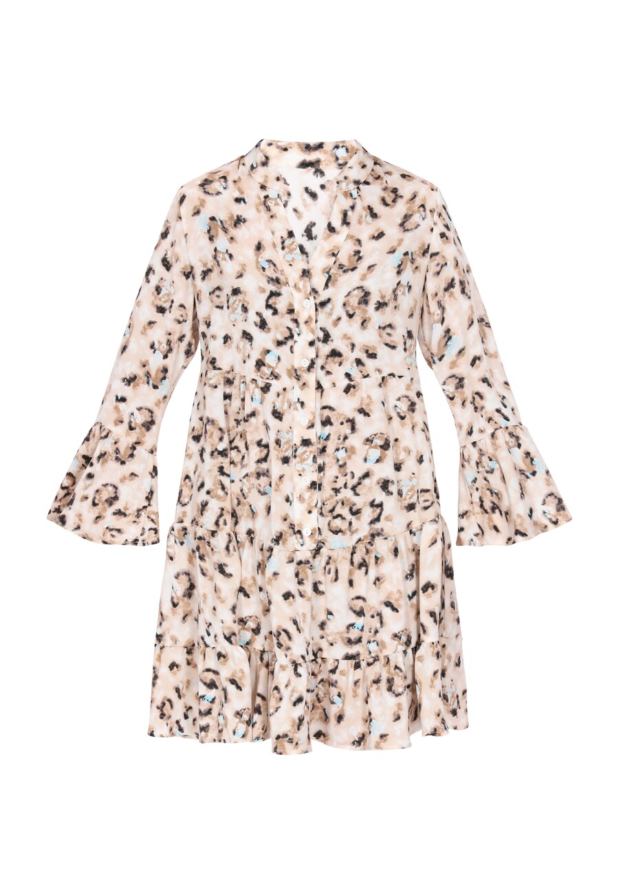 Платье-рубашка faina Fashion Look, коричневый/экрю
Платье-рубашка faina Fashion Look, коричневый/экрю