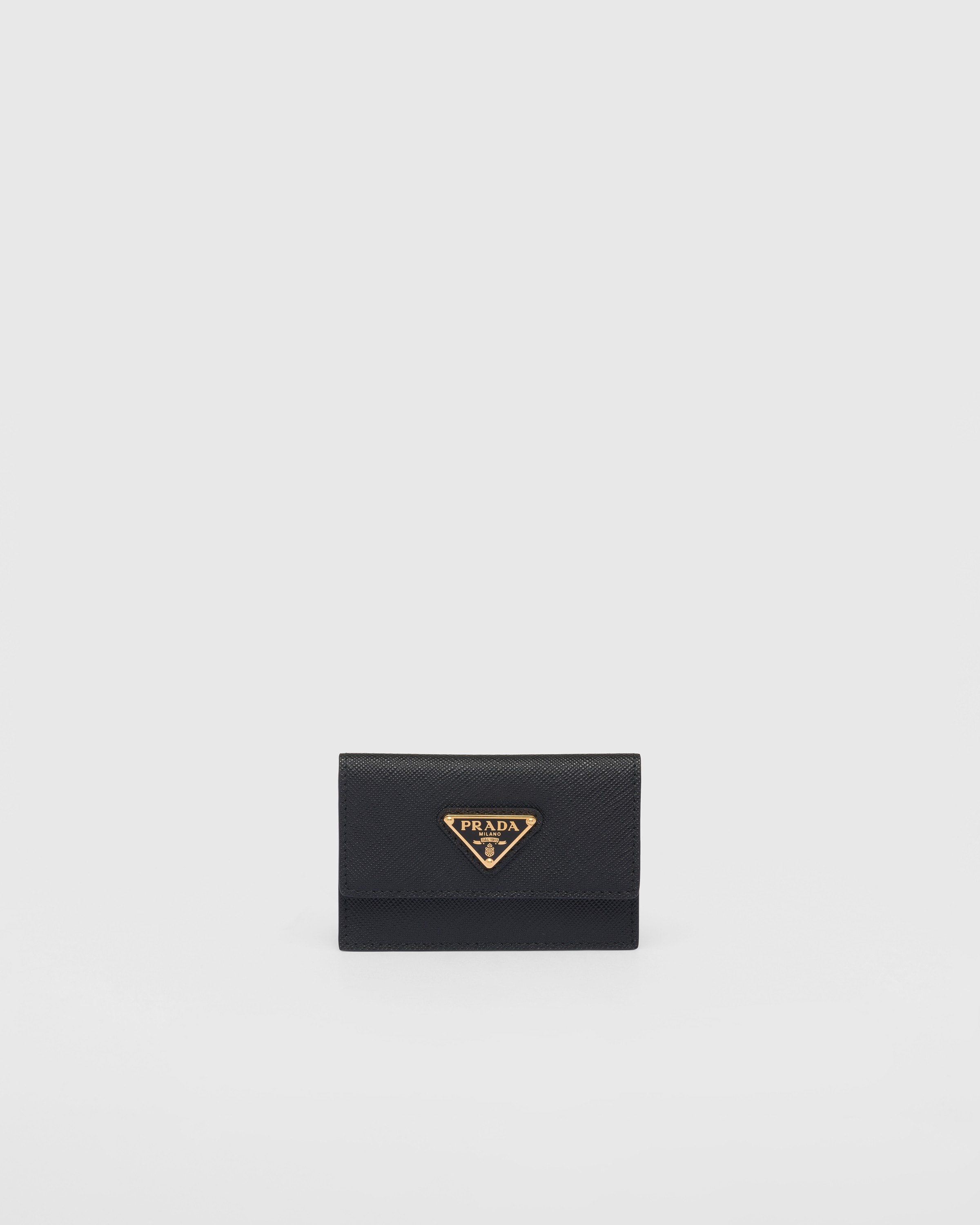 Кардхолдер из сафьяновой кожи Prada, черный
Кардхолдер из сафьяновой кожи Prada, черный