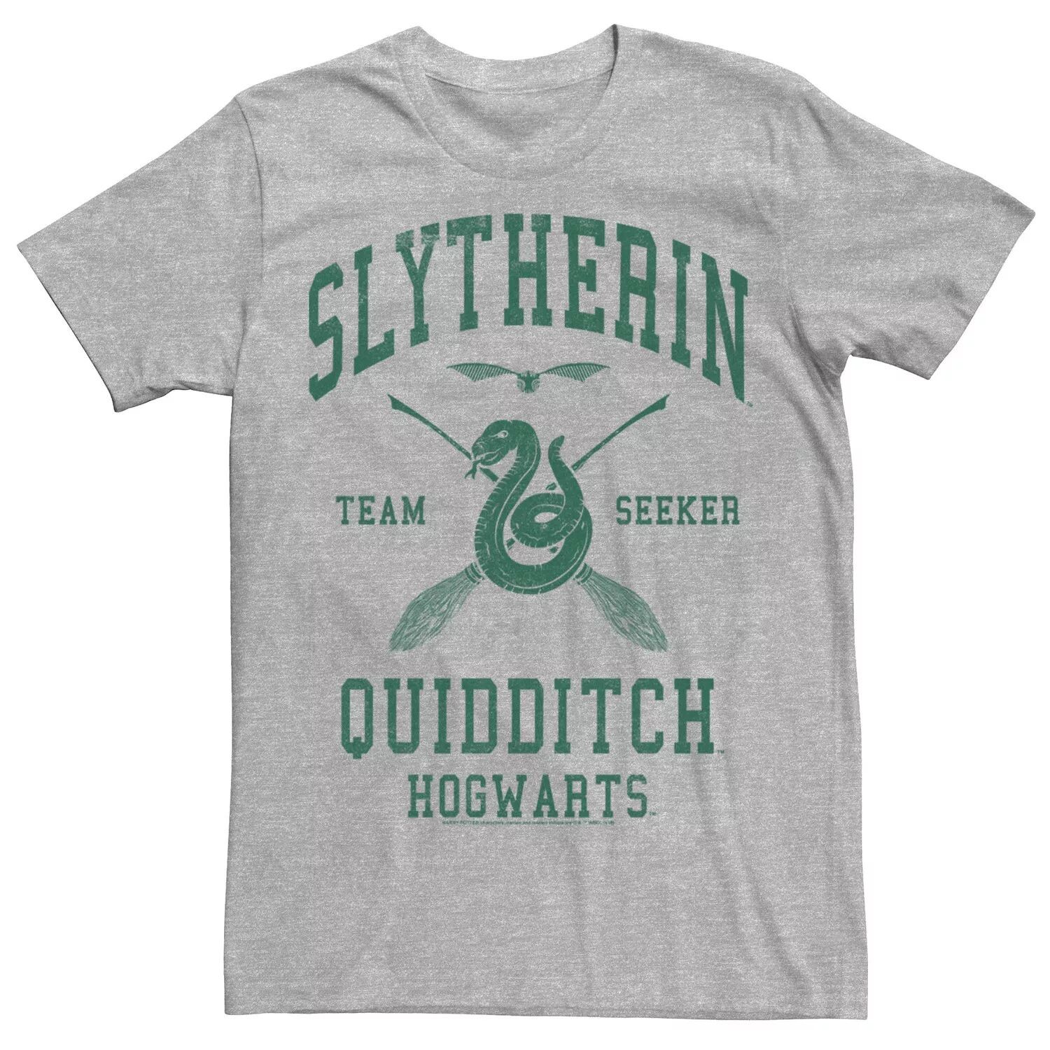 Мужская футболка Slytherin Team Seeker с надписью Harry Potter
Мужская футболка Slytherin Team Seeker с надписью Harry Potter