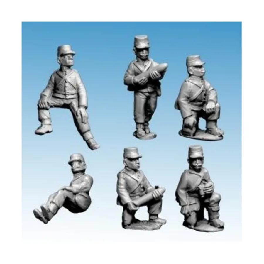 Французский артиллерийский расчет в Кеписе, Great War Miniatures - The Western Front 1914-18, France (28mm)
Французский артиллерийский расчет в Кеписе, Great War Miniatures - The Western Front 1914-18, France (28mm)