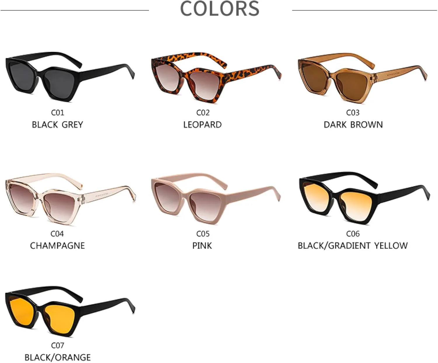 Солнцезащитные очки с защитой от УФ-излучения UV400 | «Кошачий глаз» | Для женщин и мужчин | Для занятий спортом на открытом воздухе и вождения DSVIGF, Leopard
Солнцезащитные очки с защитой от УФ-излучения UV400 | «Кошачий глаз» | Для женщин и мужчин | Для занятий спортом на открытом воздухе и вождения DSVIGF, Leopard